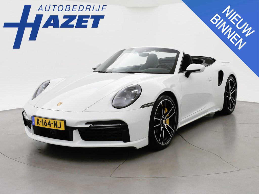 Porsche 911 Cabrio 3.8 TURBO S 650 PK INCL. BTW ORIG. NL + LIFT | BURMESTER | 360 CAMERA | DRIVE ASSIST | PASM
