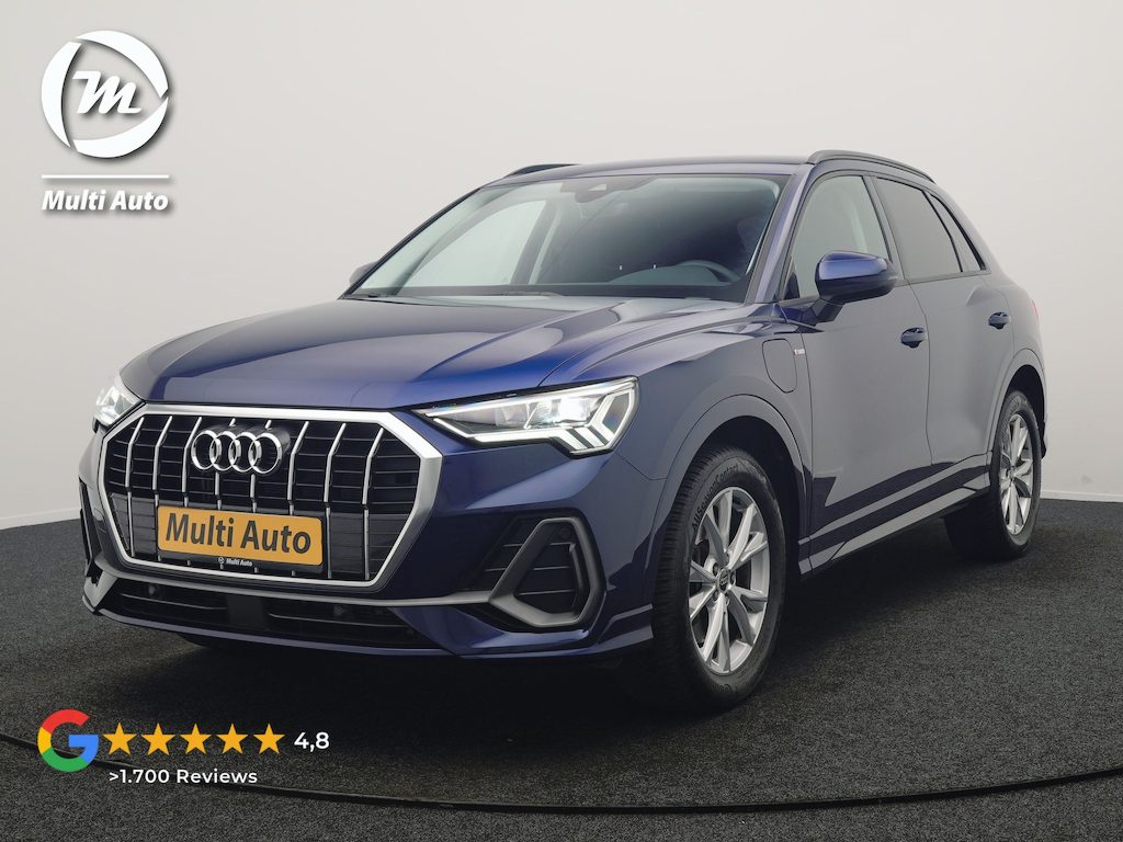 Audi Q3 45 TFSI e S Line PHEV 245pk Dealer O.H | Adaptive Cruise | Camera | Matrix LED | Sportstoelen Verwarmd | DAB | Navigatie | Virtual | 18"L.M | Plug In Hybrid |