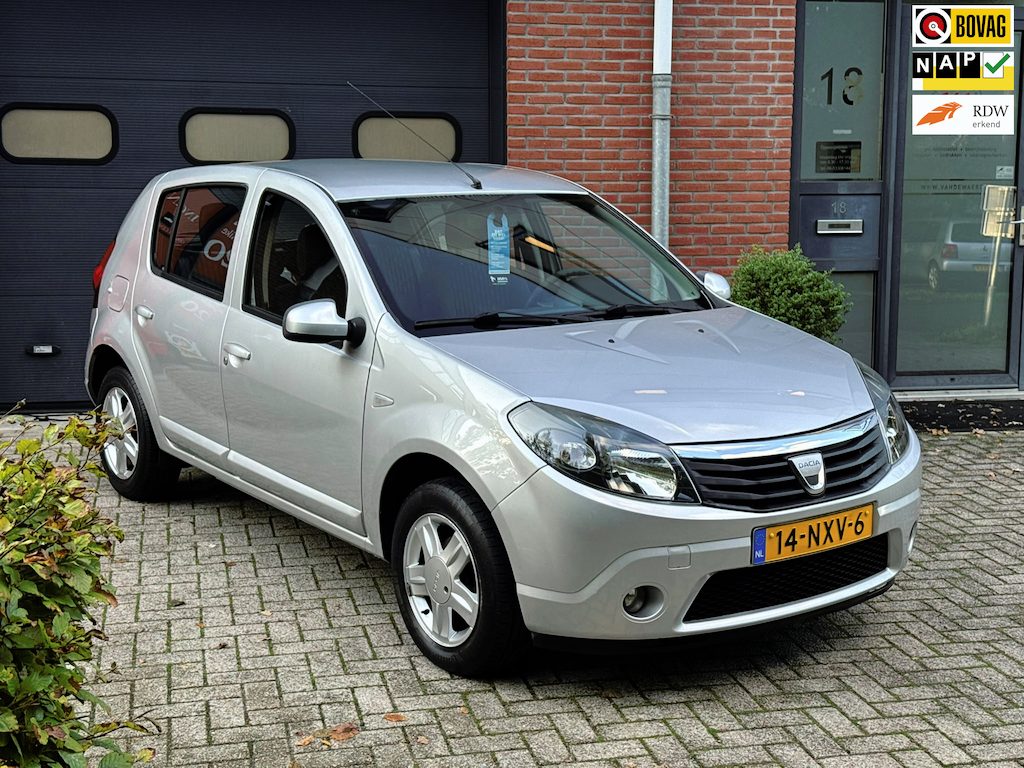 Dacia Sandero 1.2 Blackline|Luxe|Elek.Pakket|Airco|NAP|APK|Onderhouden|BOVAG Erkend