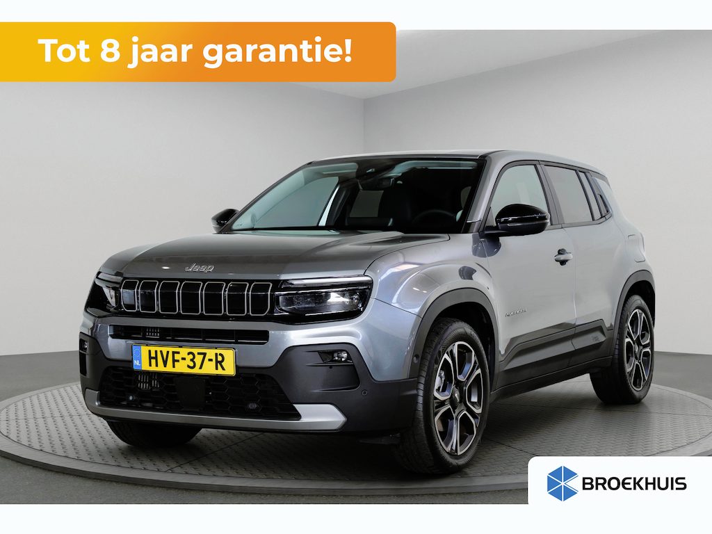 Jeep Avenger 1.2 e-Hybrid Summit | Tot 8 Jaar Garantie | Navigatie | Camera | Elektrische Achterklep | Apple Carplay & Android Auto | Climate Controle |