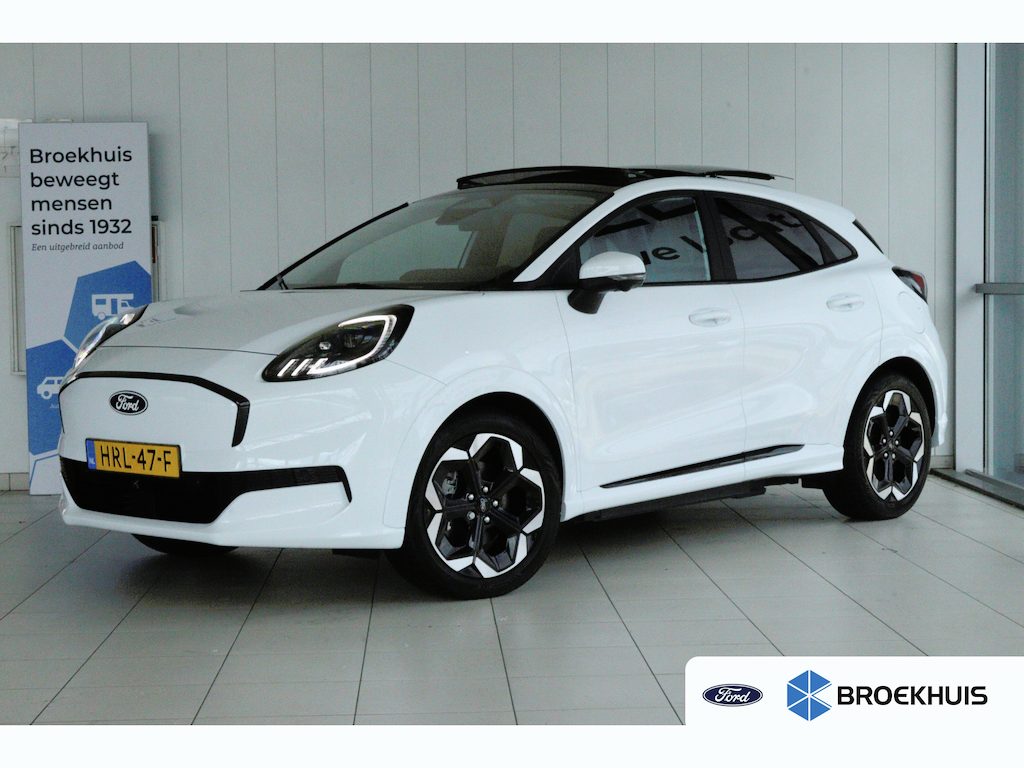 Ford Puma Gen-E Premium 44 kWh | Adapt. Cruise | B&O | Schuifdak | 360 Camera | Stoel+Stuurverwarming | MATRIX | Keyless | Carplay | Navi | Climate |