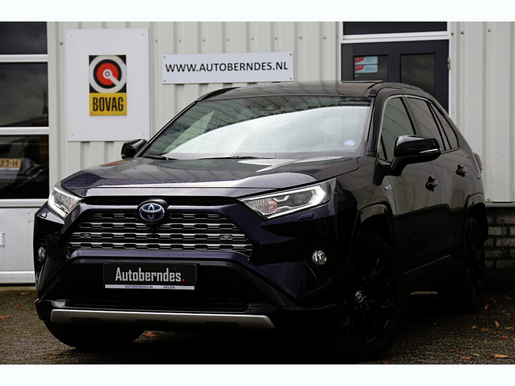 Toyota RAV4 2.5 Hybrid AWD-i Collection*Perfect Toyota Onderh.*Fabrieksgar.t/m08-2031*Pano/Half Leder-Alcantara/JBL/360 Camera/Stoelverw./Stuurverw./Parkeersens.V+A/19 inch LM*