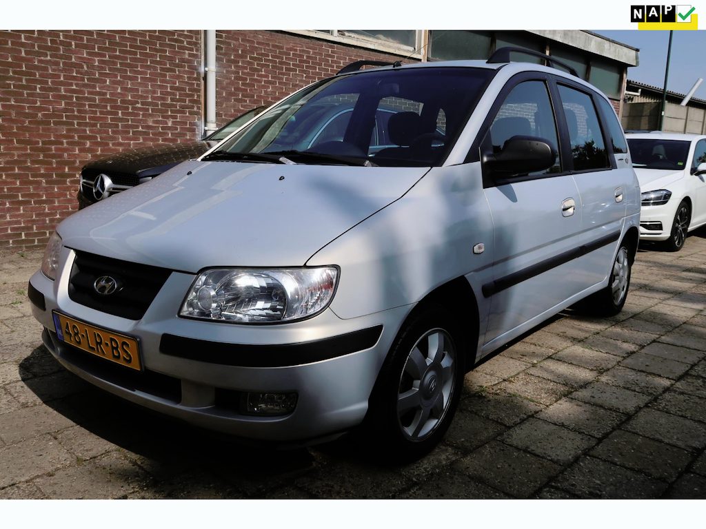 Hyundai Matrix 1.6i Silver Edition *Rijklaarprijs *Hoge instap *NAP *Airco *Trekhaak