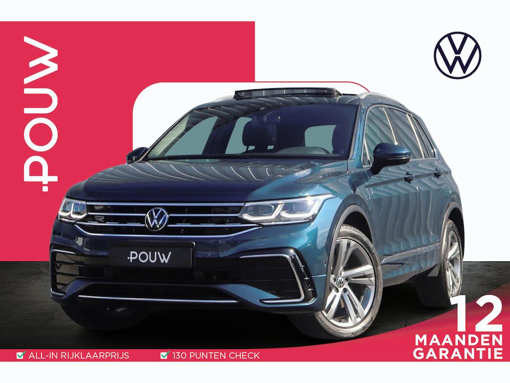 Volkswagen Tiguan 1.4 TSI eHybrid 245pk R-Line Business | SoH 98% | Panoramadak | Trekhaak | Rondomzicht Camera