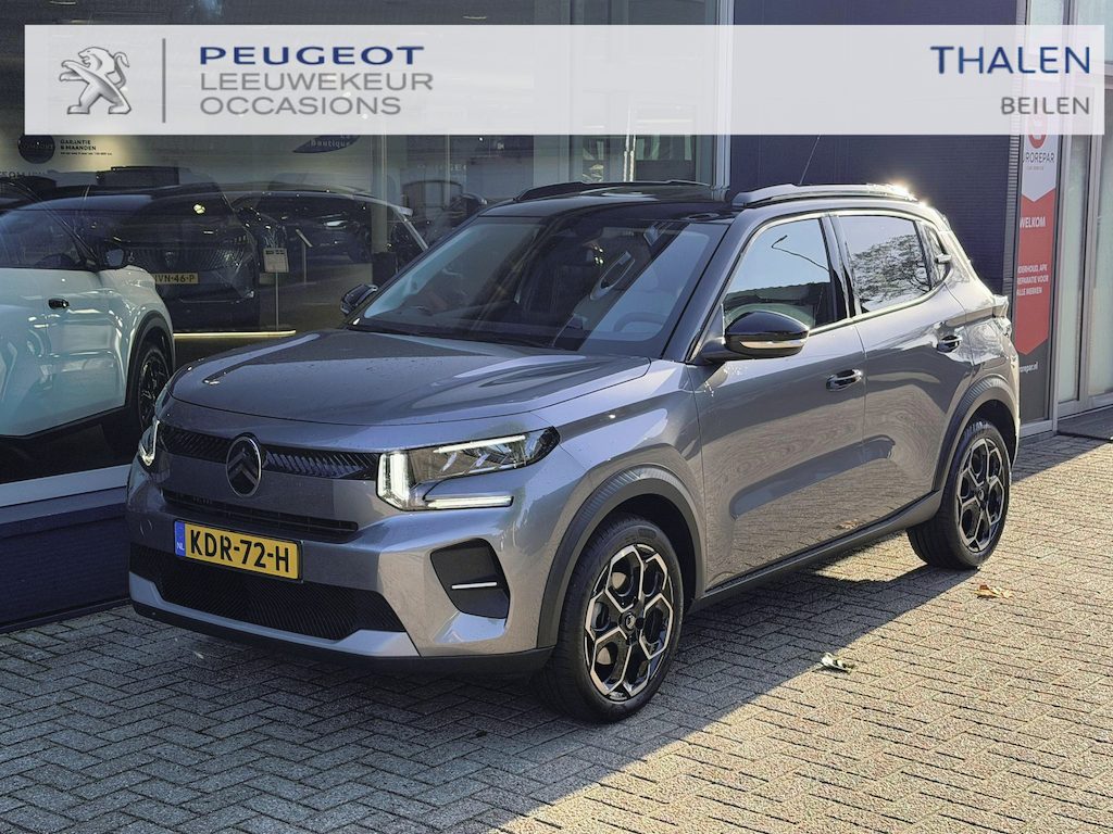 Citroën C3 1.2 Turbo 100pk Max | Tot 8 jaar garantie | Navigatie | Parkeer Camera + Sensoren achterzijde | Lichtmetalen Velgen| Hoge zitpositie | LED Verlichting | Contrastkleur Dak | Climate control | Cruise control | DAB+ Radio |