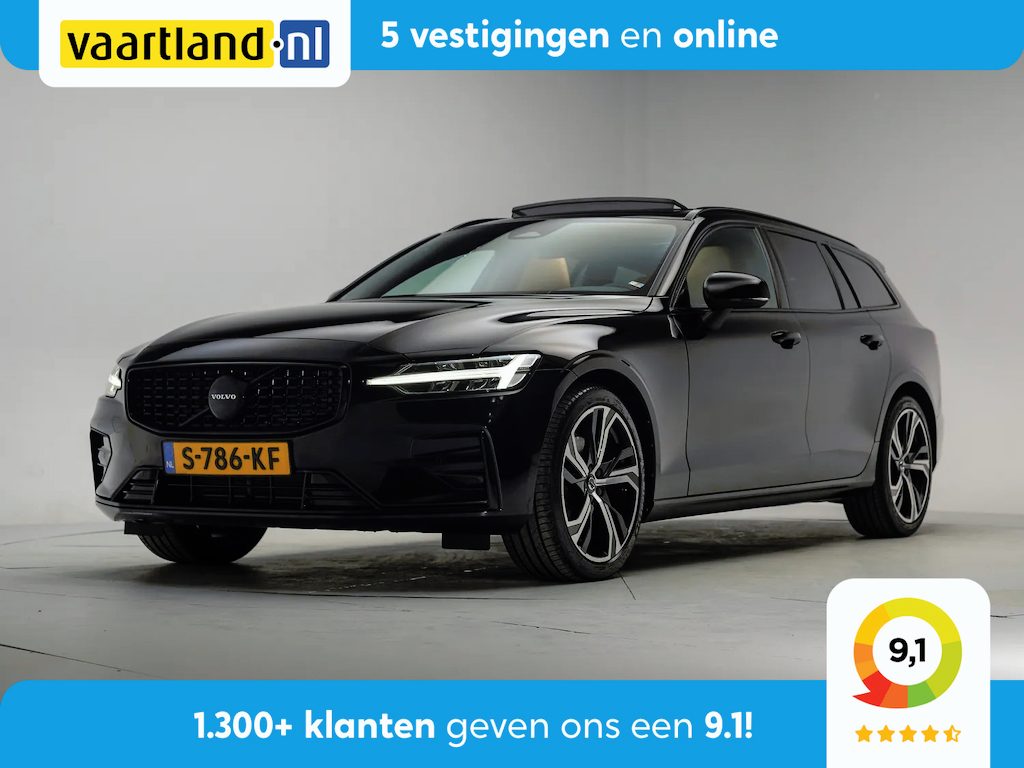 Volvo V60 2.0 B3 Plus Dark [ Panorama Trekhaak Leder Stoelventilatie ]