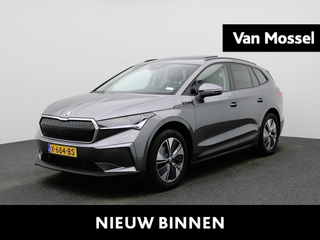 Skoda Enyaq iV 60 Business Edition Plus | PANORAMADAK | STUURVERWARMING | STOELVERWARMING | ACHTERUITRIJCAMERA | ELEKTRISCHE ACHTERKLEP | MEMORY STOELEN |