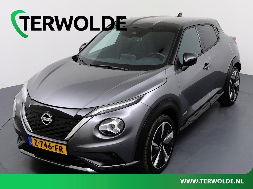 Nissan Juke 1.6 Hybrid N-Design | Stoel-, Stuur- & Voorruitverw. | | Parkeercamera | Navigatie |