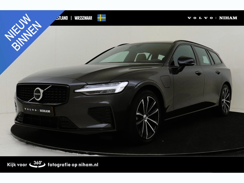 Volvo V60 T6 PLUG-IN HYBRID AWD PLUS DARK -HARMAN/KARDON|360°CAM|SPORTSTOELEN|BLIS|POWER-SEATS|TREKHAAK|18"ALL-SEASON|SoH:98%