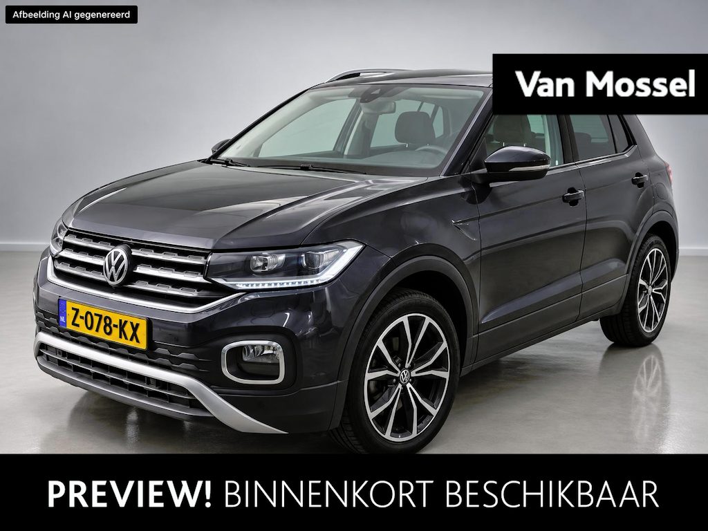Volkswagen T-Cross 1.0 TSI Style 110 PK | Automaat | Navigatie | Achteruitrijcamera | Stoelverwarming | Dodehoeksensor | Keyless Access | Climate Control | Digital Cockpit Pro | 18" Lichtmetalen velgen |