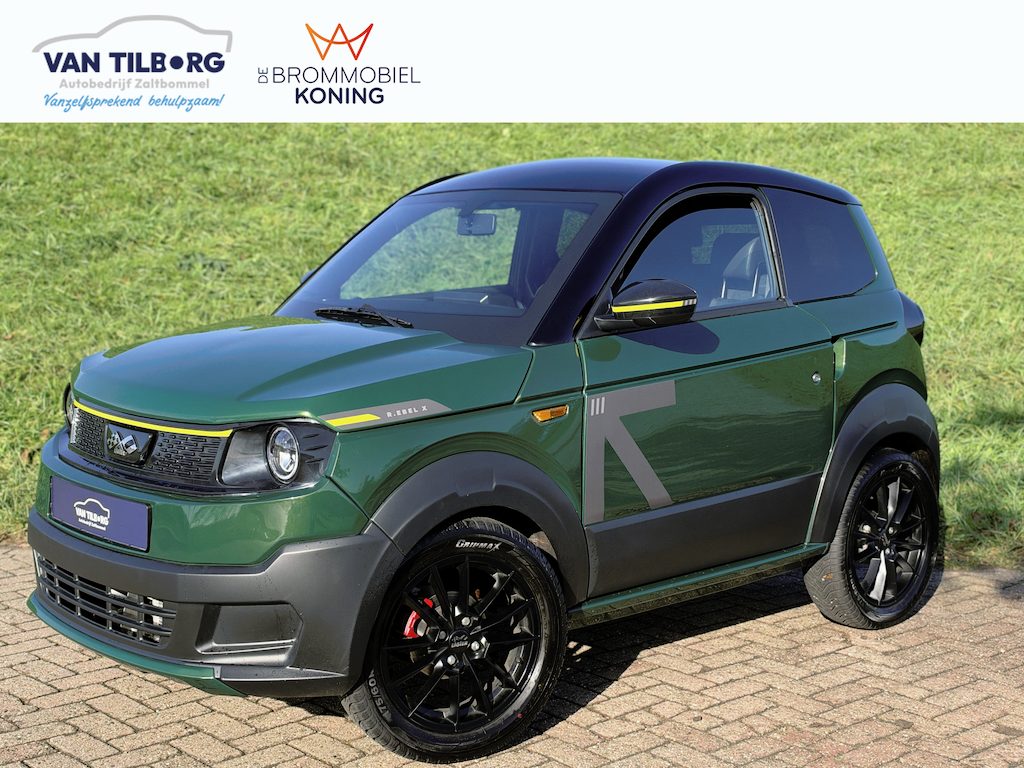 Ligier Brommobiel Myli R.EBEL 12 kWh Volledig Elektrisch | Stuurbekrachtiging | Airco | Verwarming | Verwarmde voor- & achterruit | Verwarmde bestuurdersstoel | Apple CarPlay/Android Auto