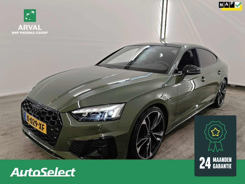 Audi A5 Sportback 35 TFSI 150pk Automaat S edition Competition | Panoramadak | Leder/Alcantara | Stoelverwarming | B&O audio | 20"