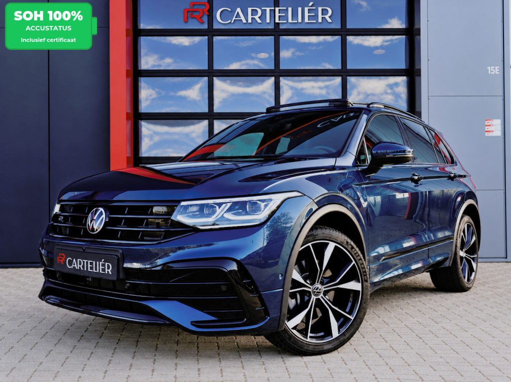 Volkswagen Tiguan 1.4 TSI eHybrid R-Line 245PK | Leder | 360 | Pano | Keyless | Memory | Stoel & Stuurwielverwarming | Trekhaak | Adaptive | Digital Dash | Lane Assist | Matrix IQ Led | Carplay | Navi | Ambient Sfeerverlichting | Dodehoek Detectie | 20''