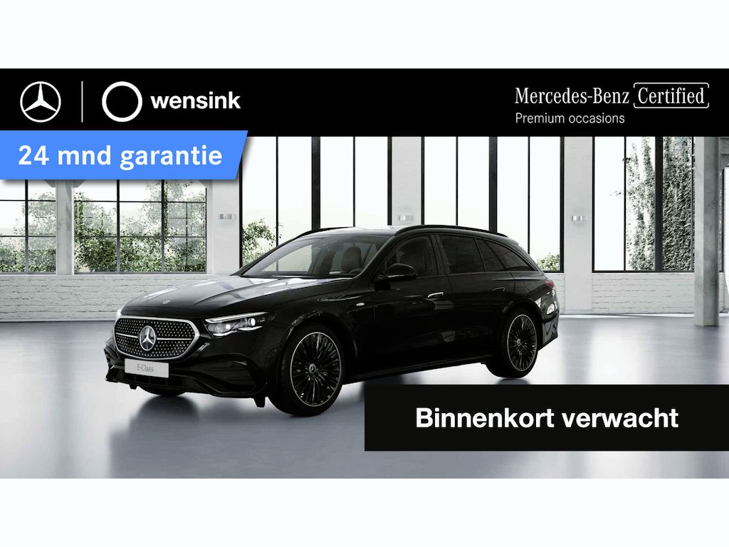Mercedes-Benz E-klasse Estate 300 de AMG Line | Night | Digital Light | Trekhaak | Panoramadak | Burmester | Multispaaks lichtmetalen velgen | Memory |