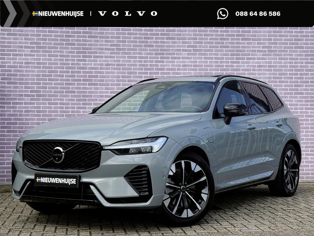 Volvo XC60 2.0 T6 Plug-in hybrid AWD Ultra Dark | SOH:100% | Trekhaak | Luchtvering | Head-up display | Keyless entry/start | Schuif/Kantel Panoramadak | Stoel/stuurverwarming | Power Seats | Memory | Extra getint glas | 360° Camera |