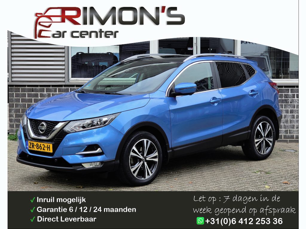 Nissan Qashqai 1.3 DIG-T N-Motion Automaat 12 M Garantie Pano Navi Camera