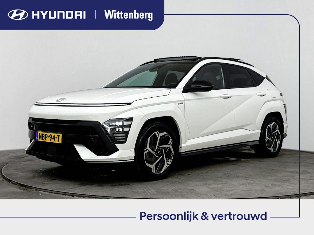 Hyundai Kona 1.6 GDI HEV N Line Sky | Panoramadak | Stoelventilatie | 360 Camera | Head-up display | 18" lm-wielen |