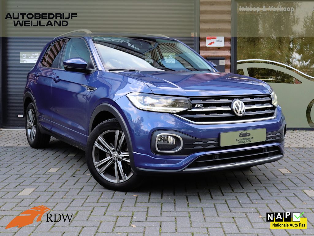 Volkswagen T-Cross 1.0 TSI R-line Automaat NL-auto I R-line I Navi I Carplay I PDC I 17" I Virtual I Blis I Leer I NL-auto I