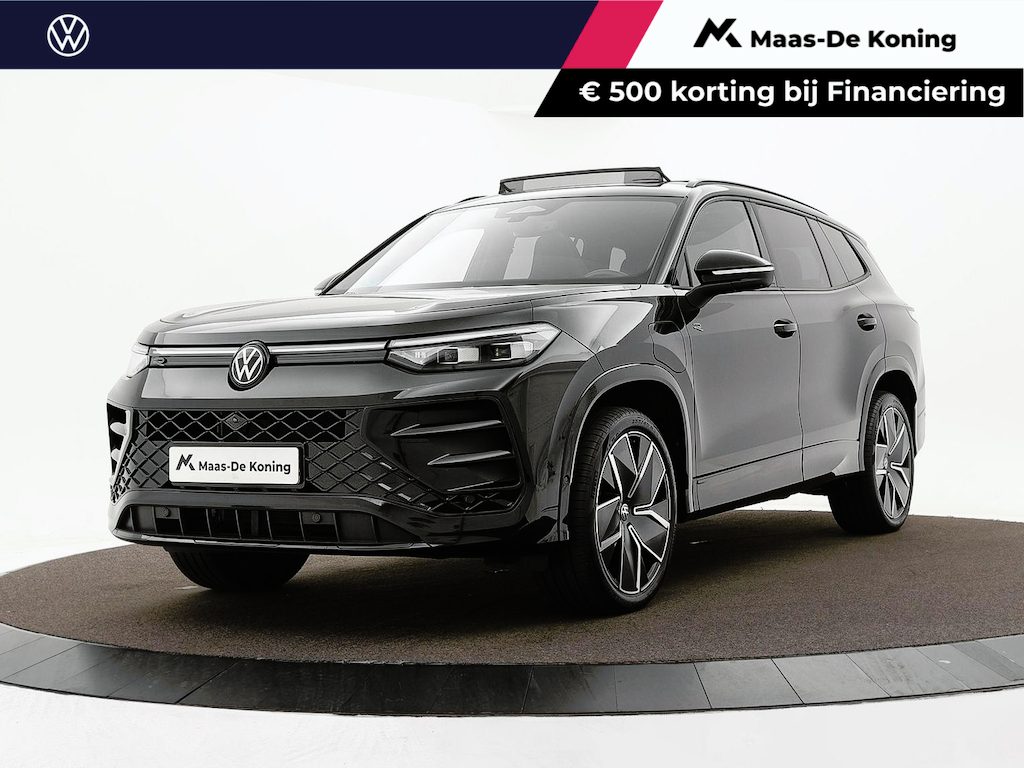 Volkswagen Tayron 1.5 272pk DSG eHybrid R-Line Edition · Panoramadak · 360 Camera · Wegklapbare Trekhaak · Black Style · 20'' Inch · Garantie t/m 17-11-2029 of 100.000km