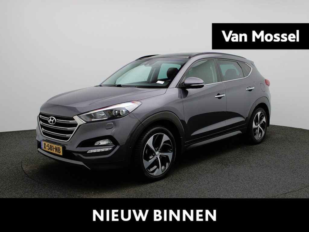 Hyundai Tucson 1.6 T-GDi Premium 4WD | Automaat | Achteruitrijcamera | Parkeersensoren | Panoramadak | Panoramadak | Stoelverwarming | Stuurverwarming |