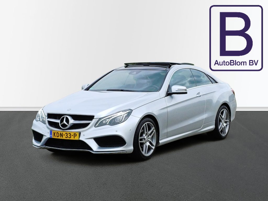 Mercedes-Benz E-klasse Coupé 200 Prestige Sport Edition /Plaatje!/Top onderhouden!/AMG-Line/Pano/Leder/Navi/