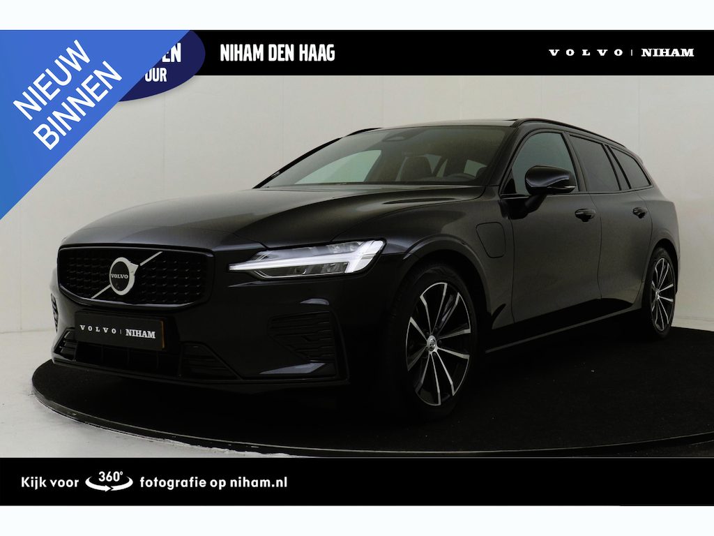 Volvo V60 T8 PLUG-IN HYBRID AWD PLUS DARK -PANO.DAK|HARMAN/KARDON|360°CAM|HEAD-UP DISP.|PRIVACY.GLAS|TREKHAAK|18"ALL-SEASON|SoH:100%