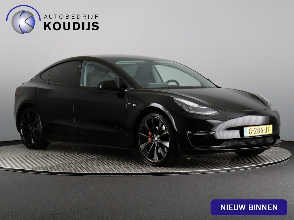 Tesla Model 3 Performance AWD 75 kWh SOH 91% (NL-Auto / Autopilot / Pano / Camera / Stoelverwarming V+A / 20'')