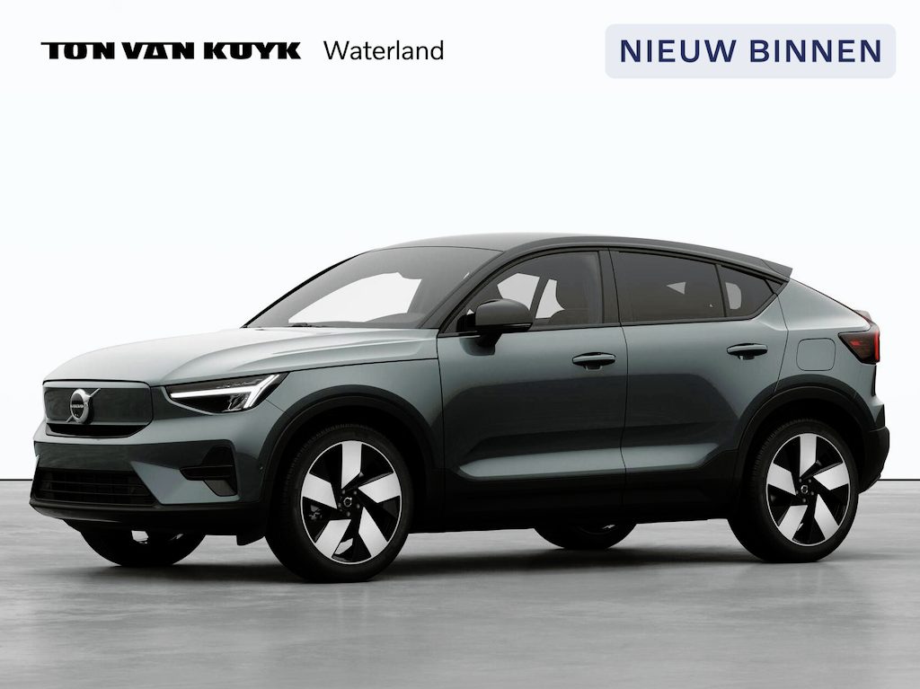 Volvo EC40 Single Motor Extended Range Plus Europa Automaat / Privacy Glass / Glossy Black dak / 20" velgen / Nubuck Microtech bekleding