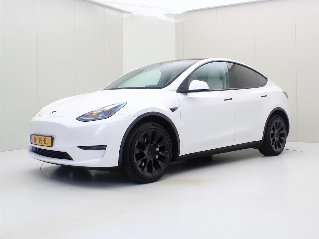 Tesla Model Y Long Range 351pk AWD [ WIT LEDER+AUTOPILOT+20 INCH+PREMIUM AUDIO ]