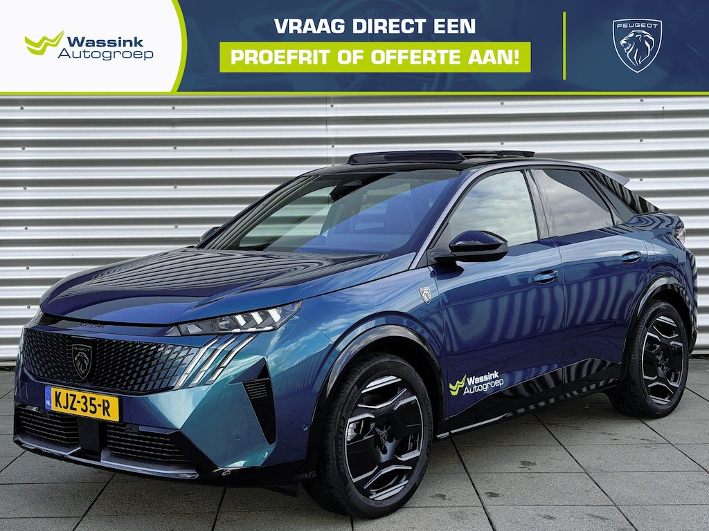 Peugeot E-3008 Launch Edition 325 Dual Motor 73 kWh | Adaptive Cruise Control | Schuif/Kanteldak | Focal Soundsystem | Camera | Navigatie | Stoel/Stuurverwarming