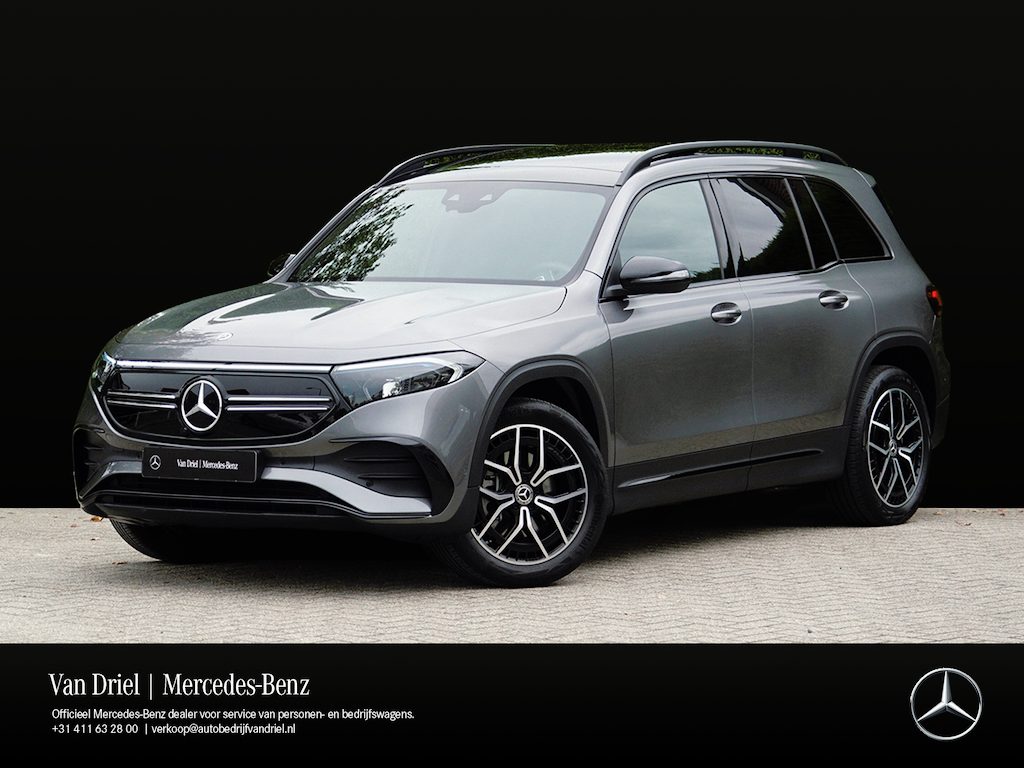 Mercedes-Benz EQB EQB 300 4M AMG Line Might 67 kWh | Panorama Dodehoek Sfeerverlichting
