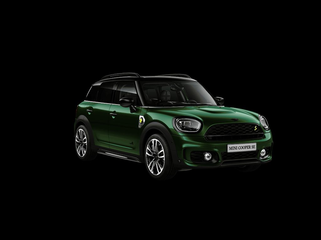 MINI Countryman 1.5 Cooper SE Hybrid ALL4 | JCW-Trim | Navi | Panorama | Lounge Leder | Memory | H&K | Head-Up | Camera | 19"LM | British Racing Green