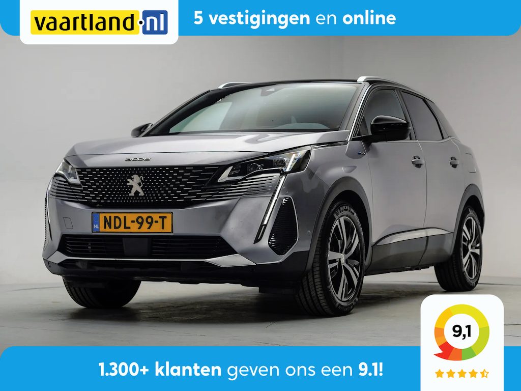 Peugeot 3008 1.6 HYbrid 225pk GT Line Aut. [ LED Apple/Android Adapt.cruise Camera ]