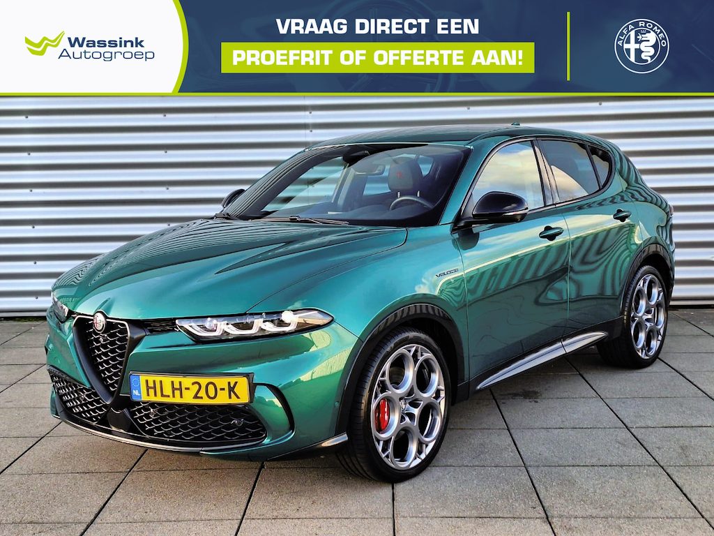 Alfa Romeo Tonale 1.5T Hybrid 160pk Aut Veloce | Adaptive Cruise Control | CarPlay | Climate Control | Elektrische Achterklep | Camera & Sensoren Voor + Achter |