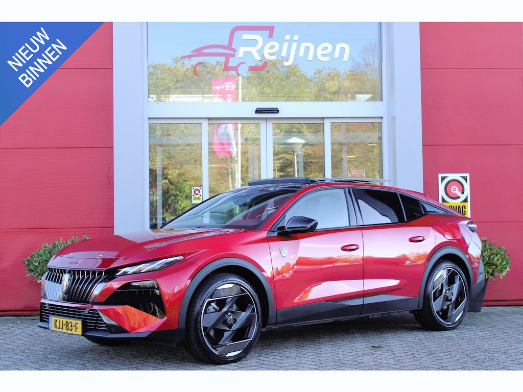 Peugeot 408 1.6 240PK PLUG-IN HYBRID GT EXCLUSIVE | ACTIERADIUS ELEK. WLTP 81-85KM | PANORAMA SCHUIF/KANTEL DAK | ELEKTRISCH VERSTELBARE VOORSTOELEN MET MASSAGE FUNCTIE | VOORSTOELEN VERWARMBAAR | STUUR VERWARMING | SFEER VERLICHTING | 20" LICHTMETALEN VELGEN "MONOLITHE" | ELEKTRISCH BEDIENBARE ACHTERKLEP | LED MATRIX KOPLAMPEN | 360° CAMERA | PARKEERSENSOREN VOOR + ACHTER | DRAADLOZE TELEFOONLADER | DRAADLOZE APPLE CARPLAY/ANDROID AUTO | NAVIGATIE | DODEHOEK DETECTIE | ADAPTIVE CRUISE CONTROL | LEDEREN BEKLEDING | FOCAL PREMIUM AUDIO SYSTEM | NAVIGATIE | DRAADLOZE TELEFOONLADER | 7,4 KW ONBOARD CHARGER | ANTIDIEFSTAL ALARM |