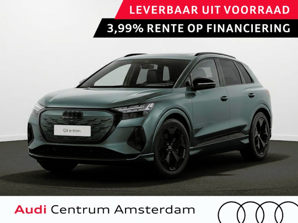 Audi Q4 e-tron S edition performance 82 kWh 286 pk | Techniekpakket plus | Glazen panoramadak | Lichtpakket plus ambient light | Trekhaak |