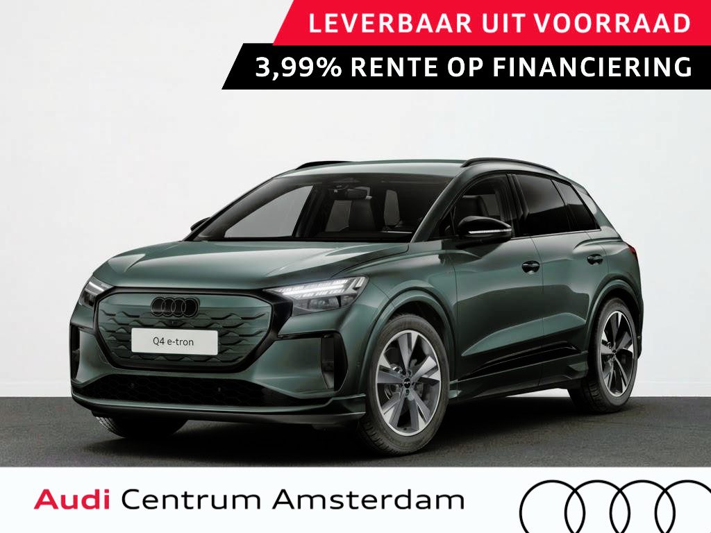 Audi Q4 e-tron S edition 63 kWh 204 pk | Techniekpakket plus | Trekhaak | Privacy glas | Optiekpakket zwart |