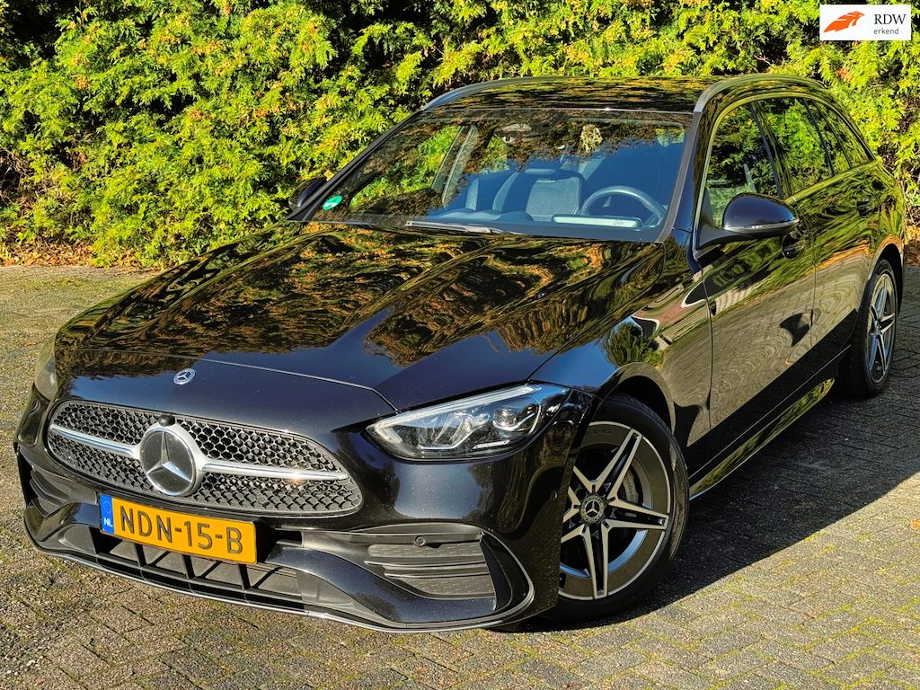 Mercedes-Benz C-klasse Estate 200 d AMG Line 163PK Automaat | Elek. Trekhaak | Alcantara | Apple/Android Carplay | Parkeercamera