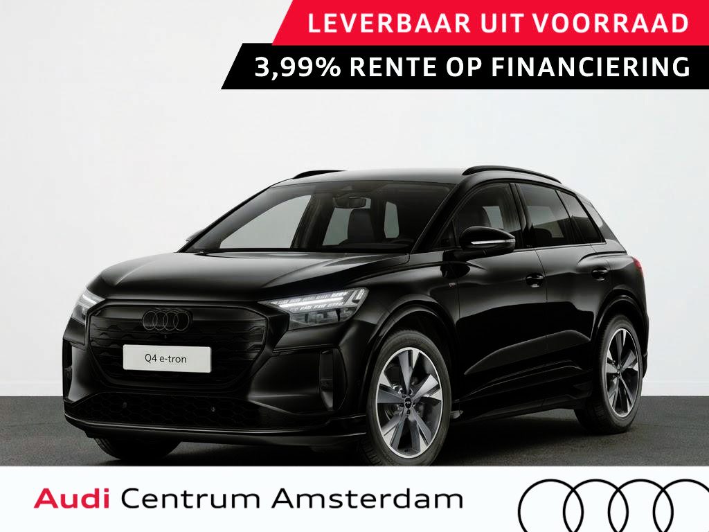 Audi Q4 e-tron S edition performance 82 kWh 286 pk | Techniekpakket plus | Lichtpakket plus ambient light | Optiekpakket zwart | Trekhaak |