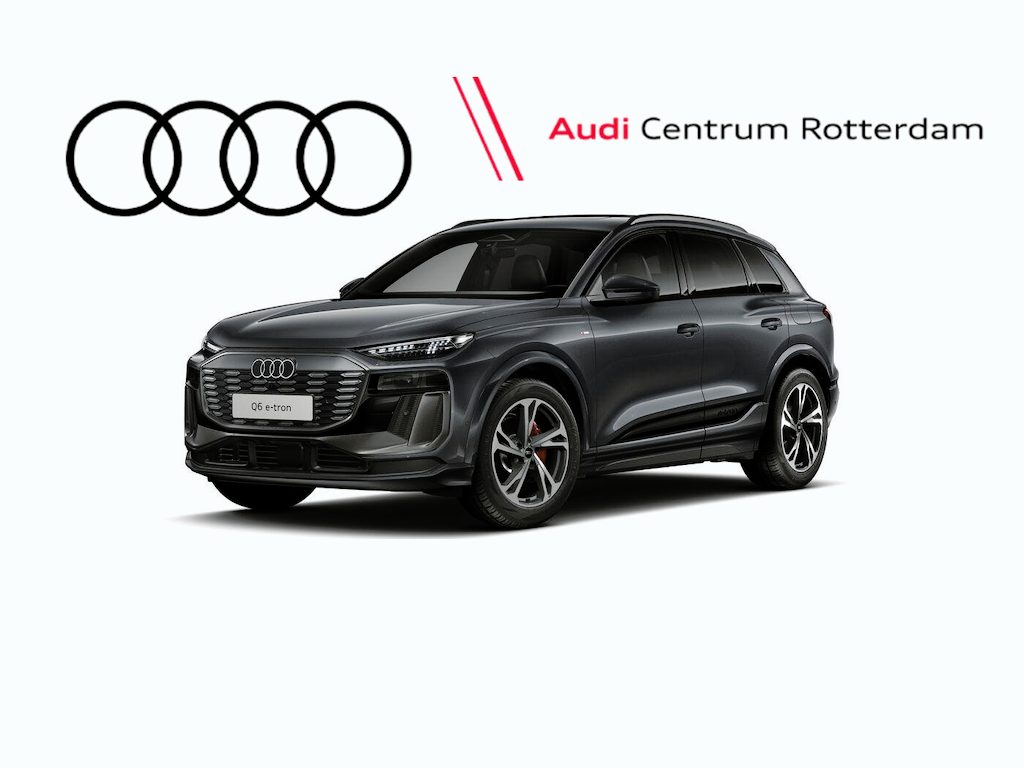 Audi Q6 e-tron S edition performance 100 kWh | Panoramadak | Luchtvering | Trekhaak | Bang & Olufsen | Head-up display | Sportstoelen voor | Display passagierszijde |