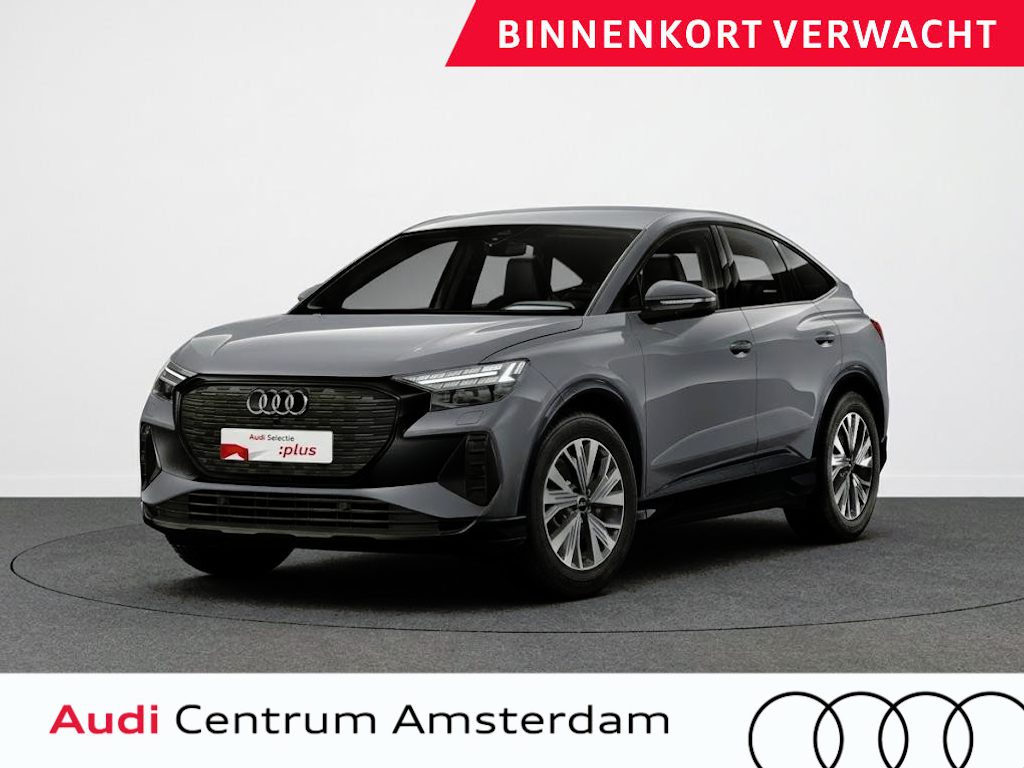 Audi Q4 Sportback e-tron 45 Advanced edition 82 kWh 286pk | Lederen bekleding | Verlengde garantie | Parkeercamera | Dodehoek sensor | Navigatie | Matrix Led verlichting