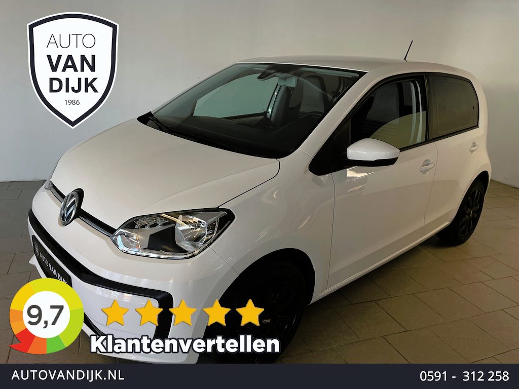 Volkswagen Up! 1.0 BMT move up! AIRCO NAVI VIA APP ZWARTE LM VELGEN NW MODEL 5DRS ELEK RAMEN CENT VERG ZEER NETTE AUTO