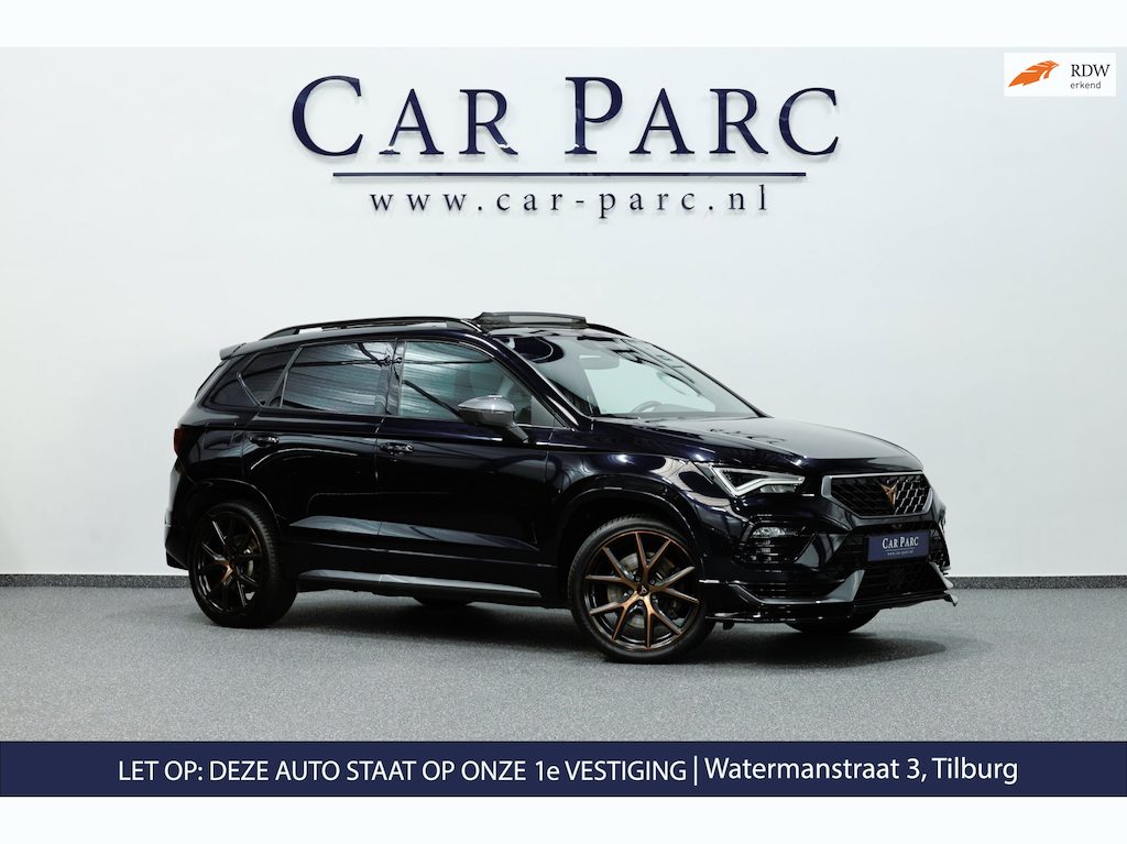 CUPRA Ateca 2.0 TSI 4DRIVE 300+PK FACELIFT/VIRTUAL/SFEER/BEATS/PANO/KUIP+ALCANTARA+S.VERWARMING/19" LMV/CAM/ACC/12 MDN GARANTIE!