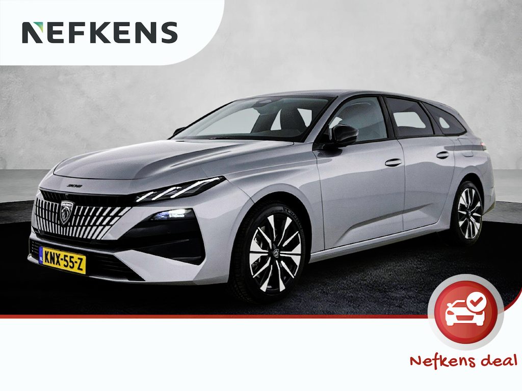 Peugeot 308 SW 1.6 Plug-in Hybrid 195pk Allure Automaat | 360 Camera | Alarmklasse 3 | Adaptieve Cruise Control | Navigatie | Climate Control | 17"LMV | LED |