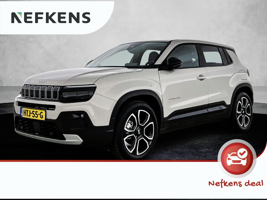 Jeep Avenger Avenger 156pk 54 kWh Automaat | 3-Fase | Elektrische Achterklep | Dodehoekdetectie | Adaptieve Cruise Control | 18"LMV | LED | Navigatie | Apple Carplay/Android Auto |