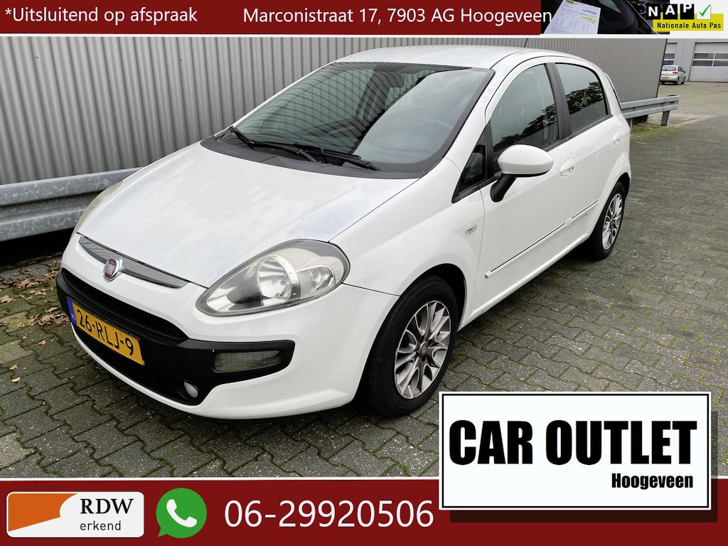 Fiat Punto Evo 1.3 M-Jet Dynamic 5-Drs, Clima, CC, LM, nw. APK – Inruil Mogelijk –