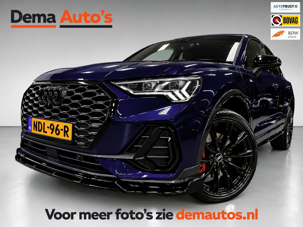 Audi Q3 Sportback 45 TFSI e 3XS-LINE 20'' PANO/LEDER/360CAM/SONOS/ADAPT-CRUISE/NAVI/DAB/ELECT-TREKHAAK