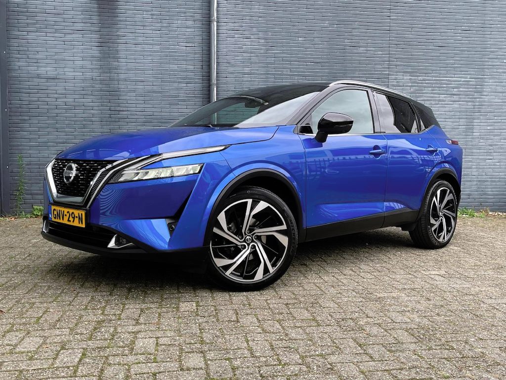 Nissan Qashqai 1.3 MHEV Xtronic Tekna Plus | Trekhaak | Panoramadak | Leer | BOSE |  HUD | Massagestoelen | Stoelgeheugen | Carplay |