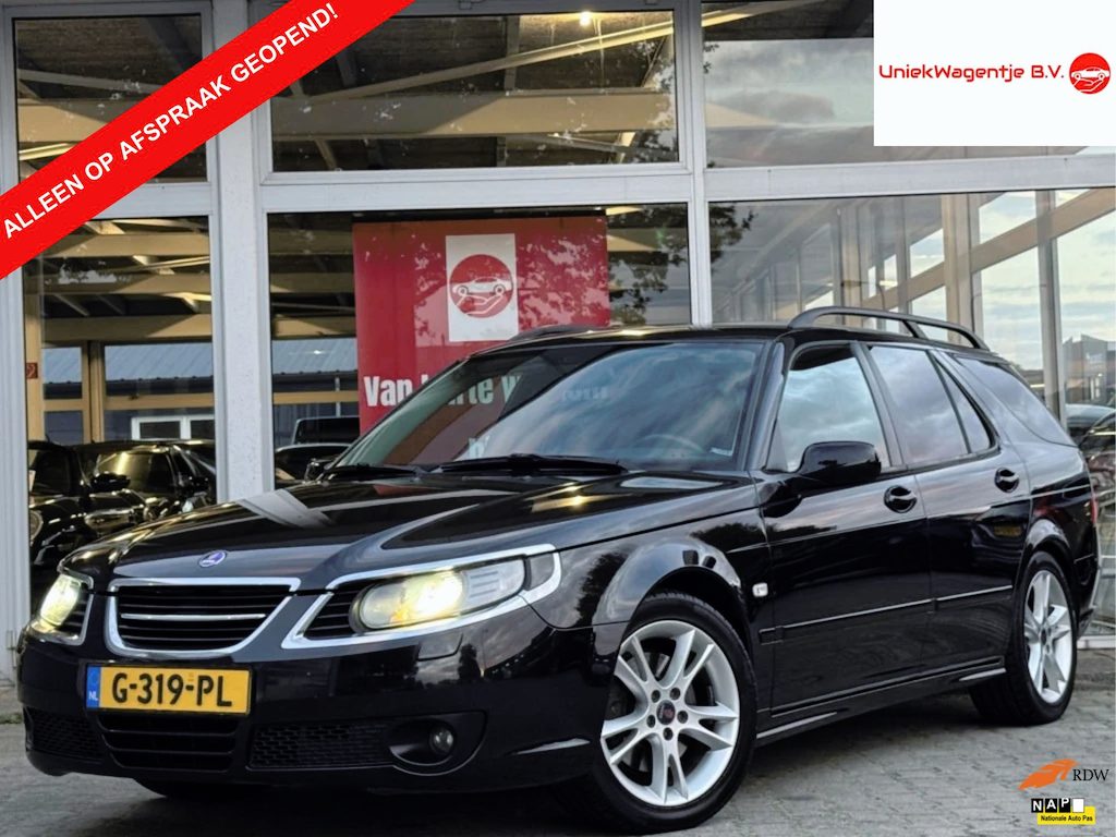 Saab 9-5 Estate 2.3 TURBO AERO LPG | LEDER! | TREKHAAK!