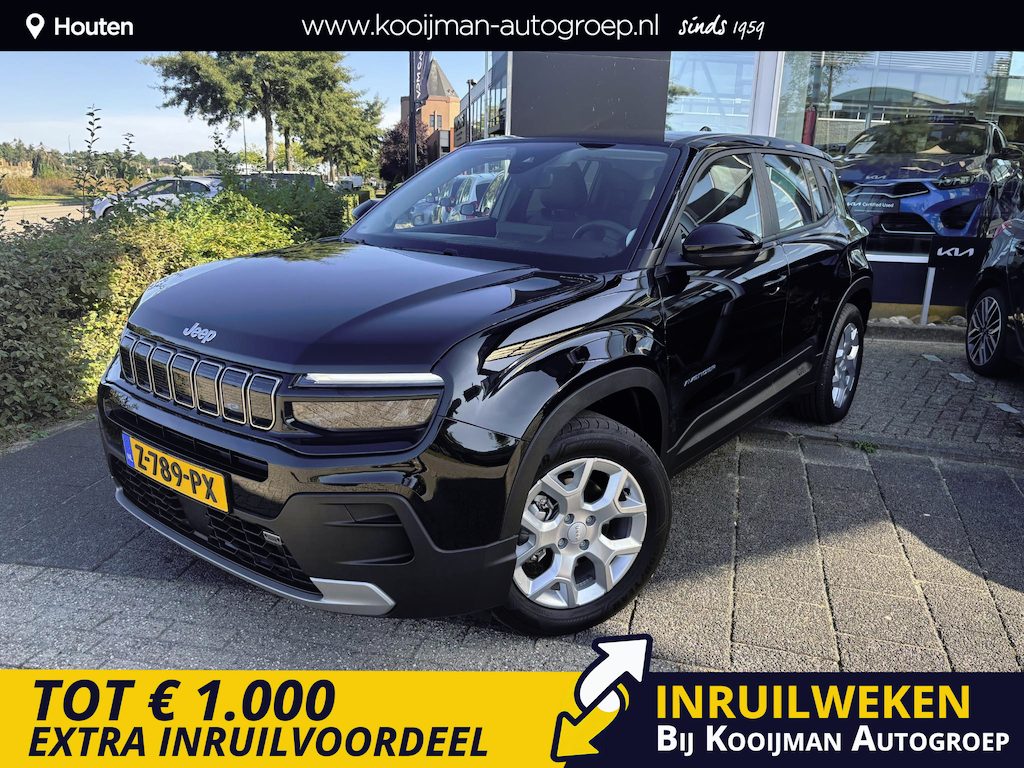 Jeep Avenger Altitude 54 kWh, Eerste Eigenaar, Climate Control, Achteruitrijcamera, Adaptieve Cruise Control, Apple Carplay/ Android Auto, Enz...